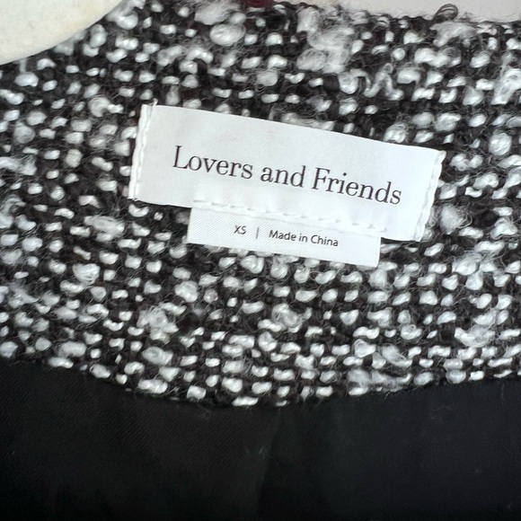 Revolve Lover and Friends Whitley Black and White Tweed Jacket - NWOT - Picture 12 of 12